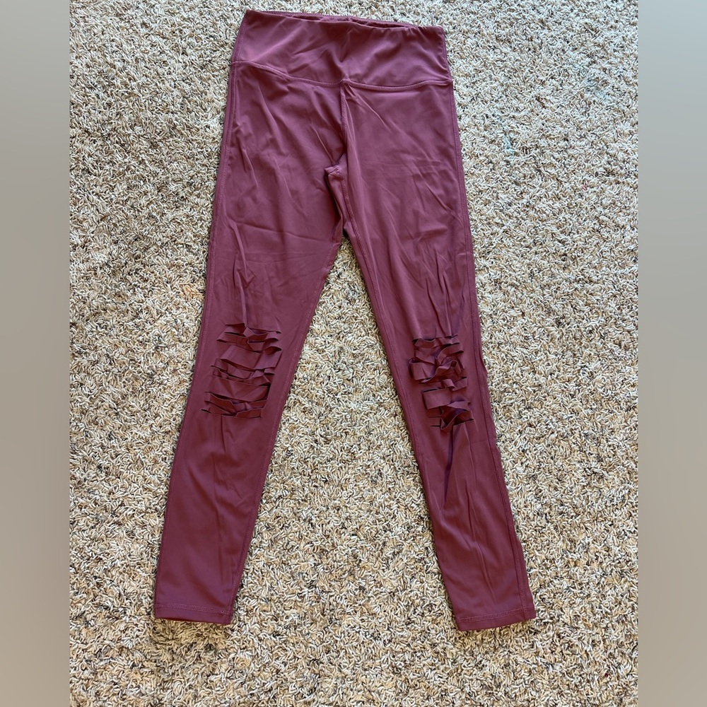 Leggings with cut outs